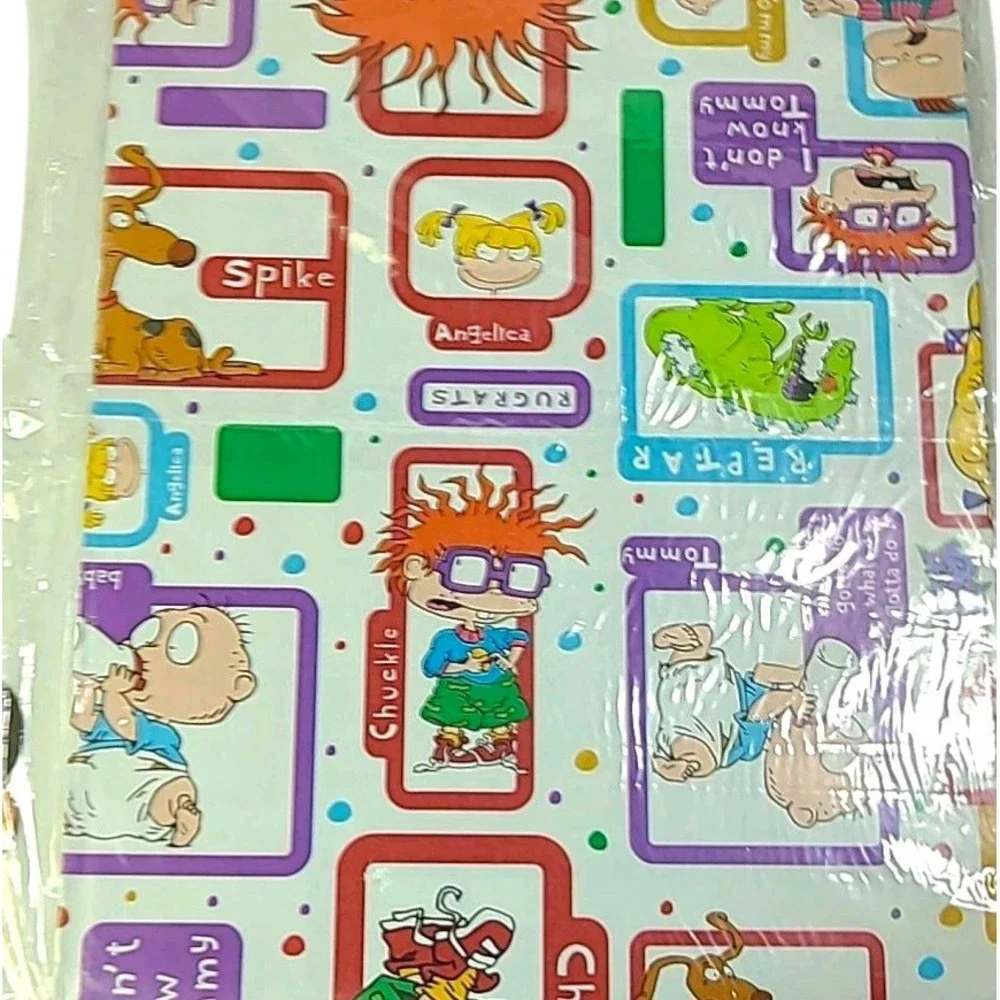Vintage Nickelodeon Rugrats American Greetings Wrapping Paper‎ Gift Wrap NOS